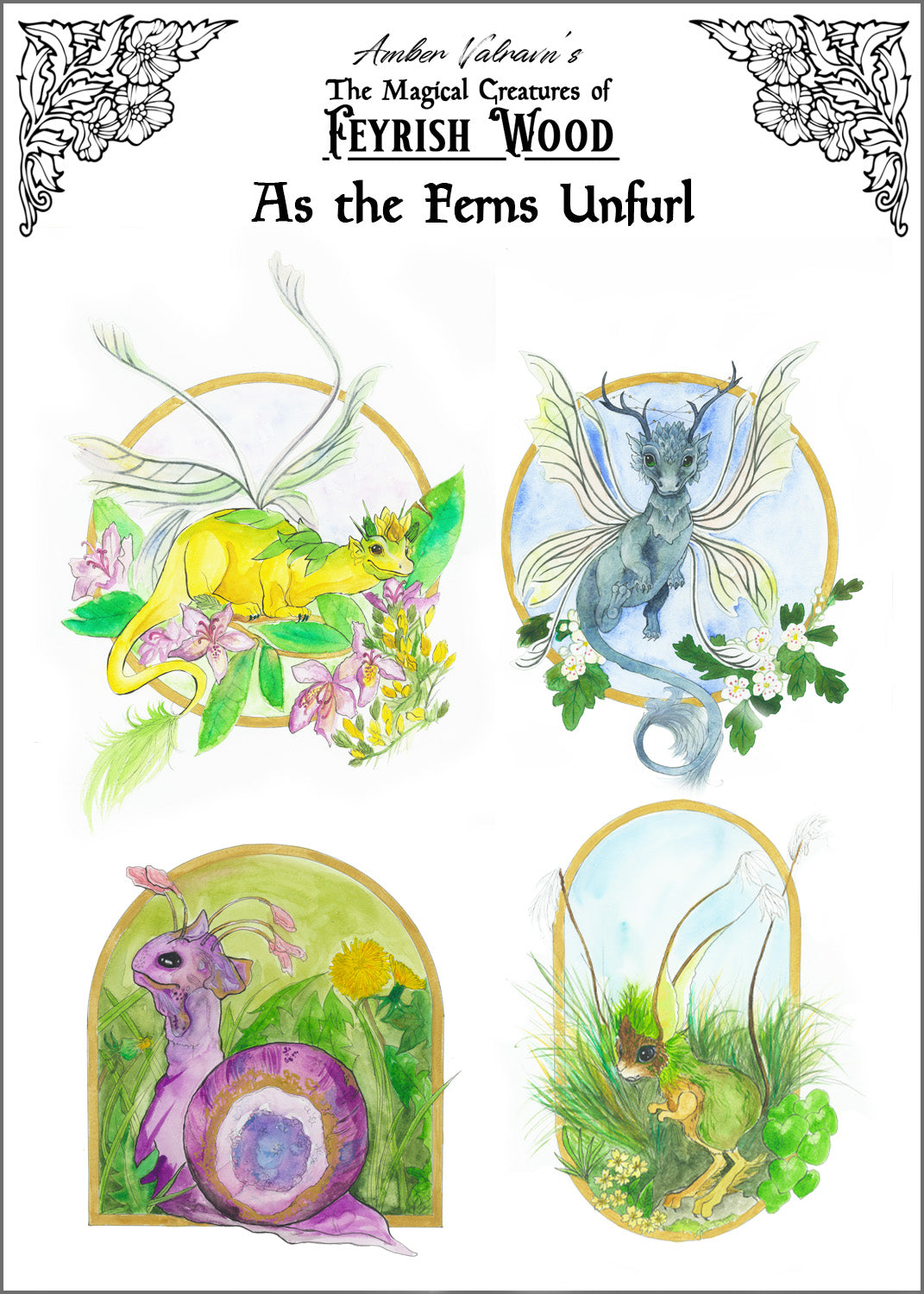 As the Ferns Unfurl Postcard Set