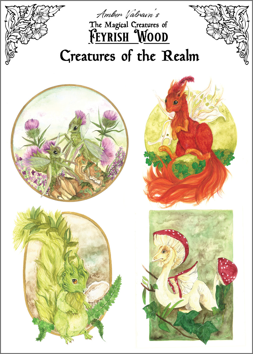 Creatures of the Realm Postcard Set