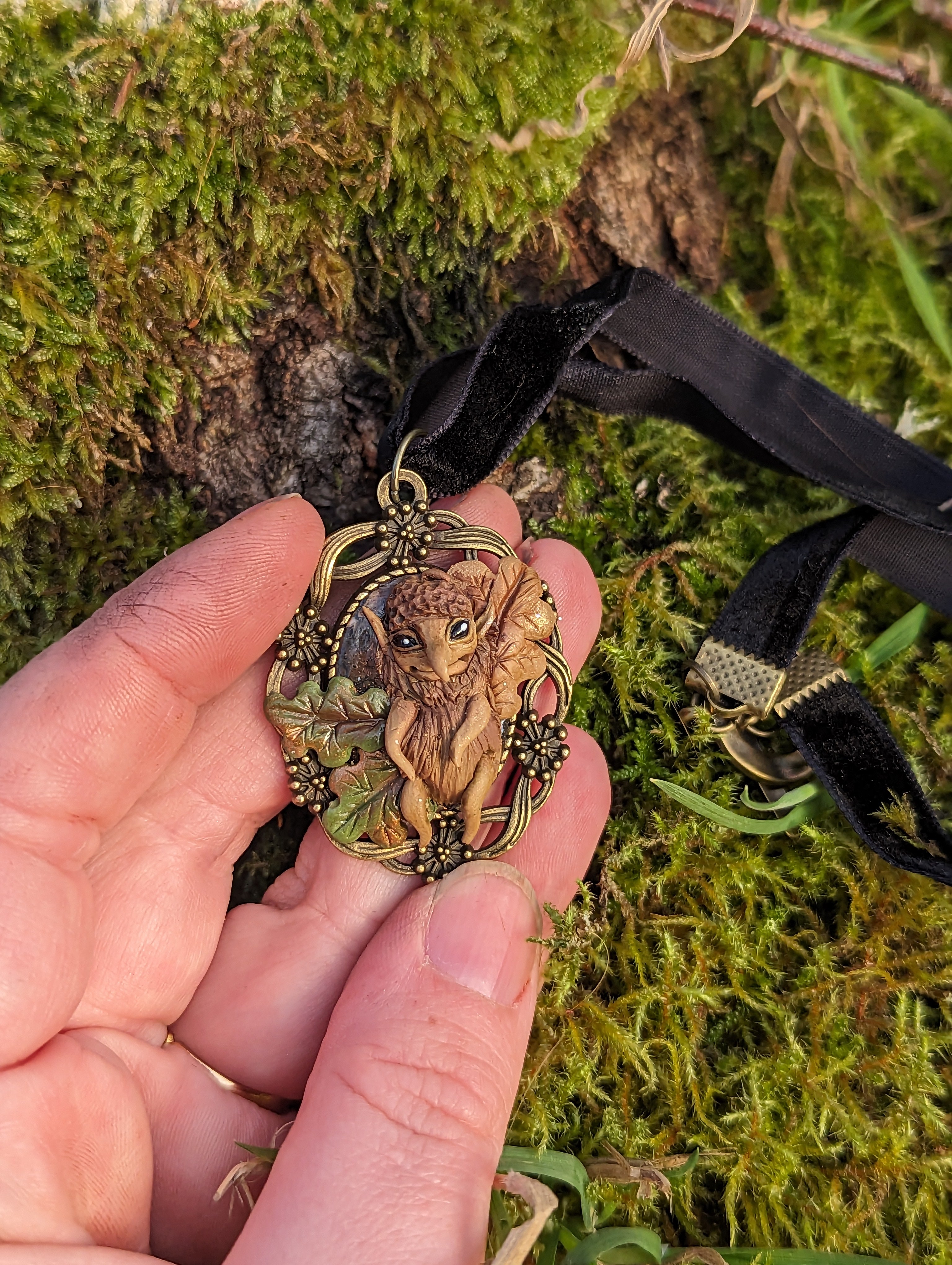 Oakleaf Fae Pendant