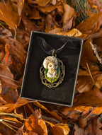 Puffball Mushroom Dragon Pendant