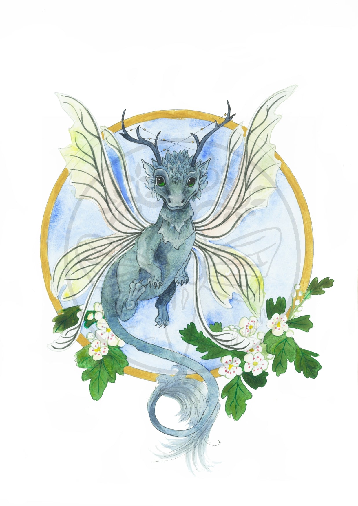 Twilight Dragon A5 Print