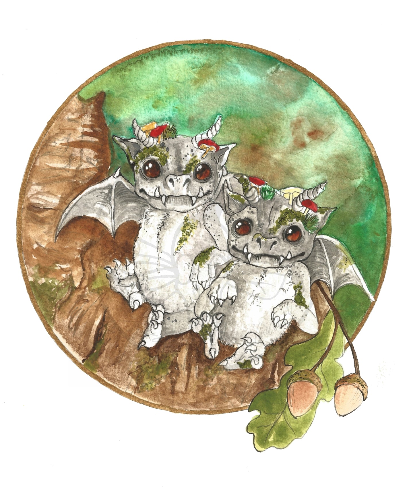 Under the Tumshie Moon Postcard Set