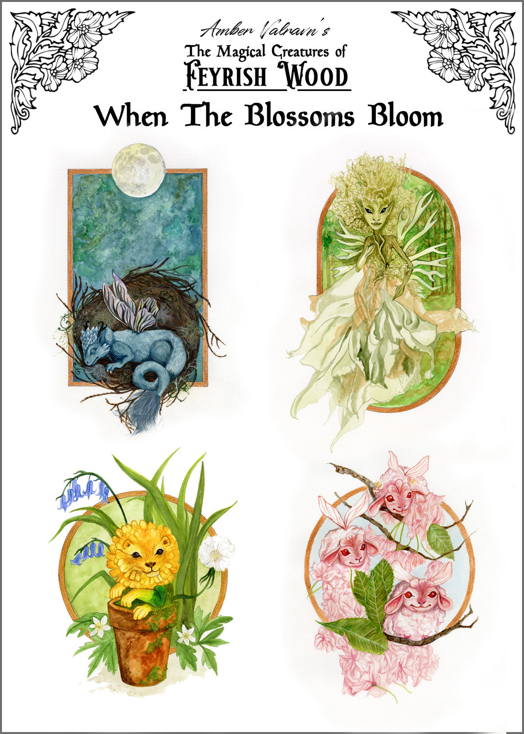 When the Blossoms Bloom Postcard Set